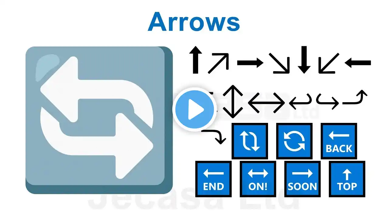 Emoji Meanings Part 43 - Arrows | English Vocabulary