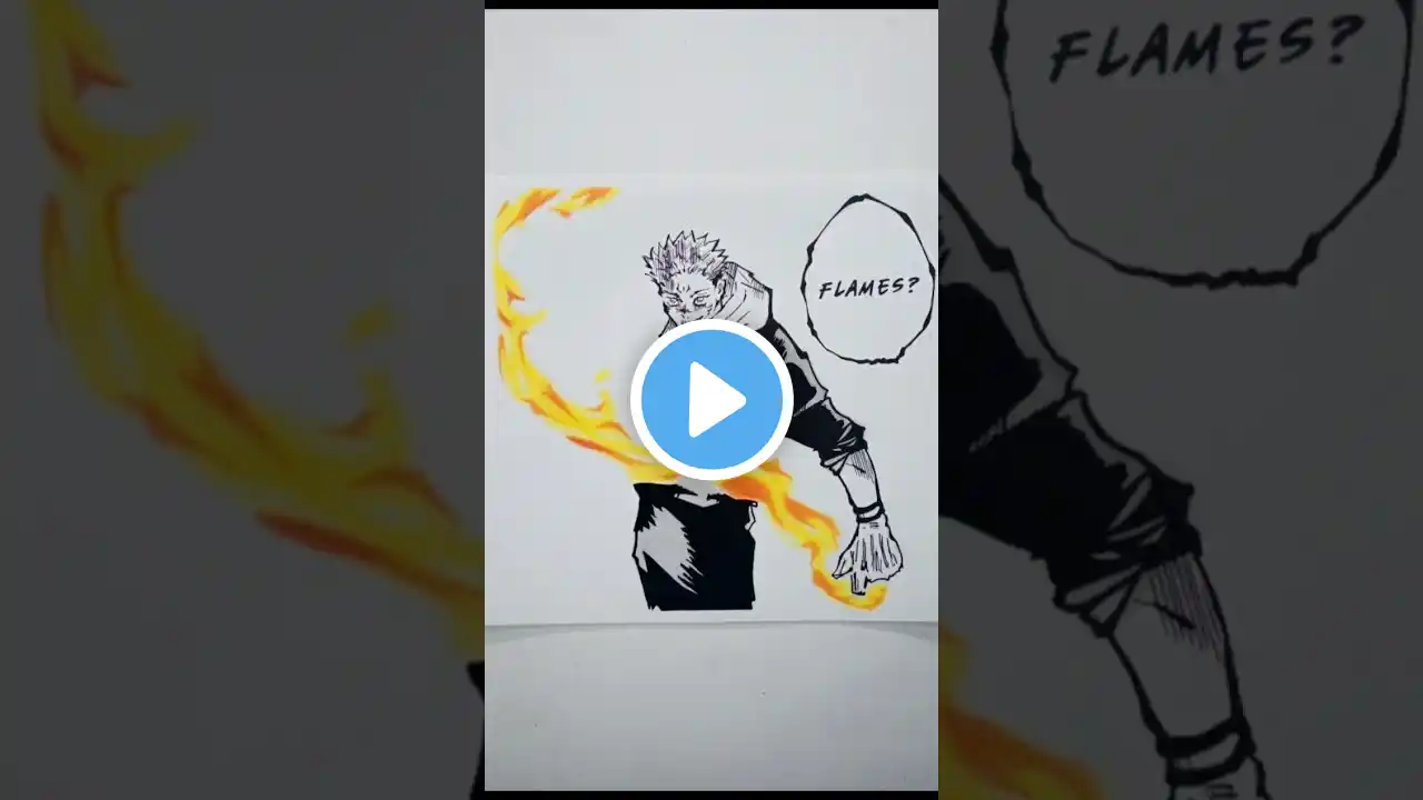 Drawing Sukuna 🔥✨ |Jujutsu Kaisen|.