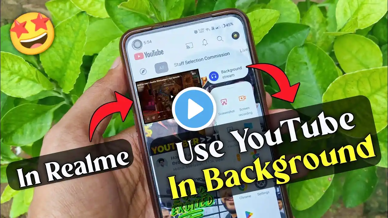 How to enable pocket mode or background stream in Any Realme Device and Play video in off screen 🔥