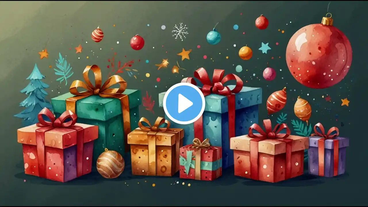 Christmas Art | Frame Tv Art | Holiday