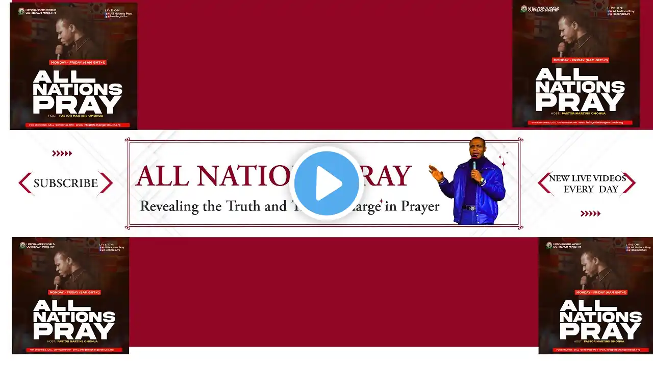 ALL NATIONS PRAY | PASTOR MARTINS OMONUA | THANKSGIVING | DECEMBER 23, 2024 - 6AM (GMT+1)