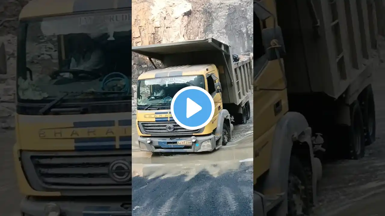 Bharat Benz loading trucks #excavator #video #jcb #viral #shortvideo #status #sany #shorts