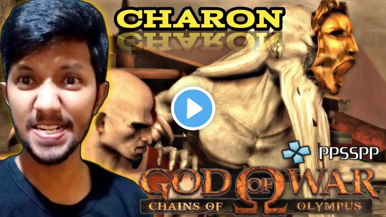 CHARON BOSS BATTLE || GOD OF WAR CHAINS OF OLYMPUS || GAME PPSPP‼️