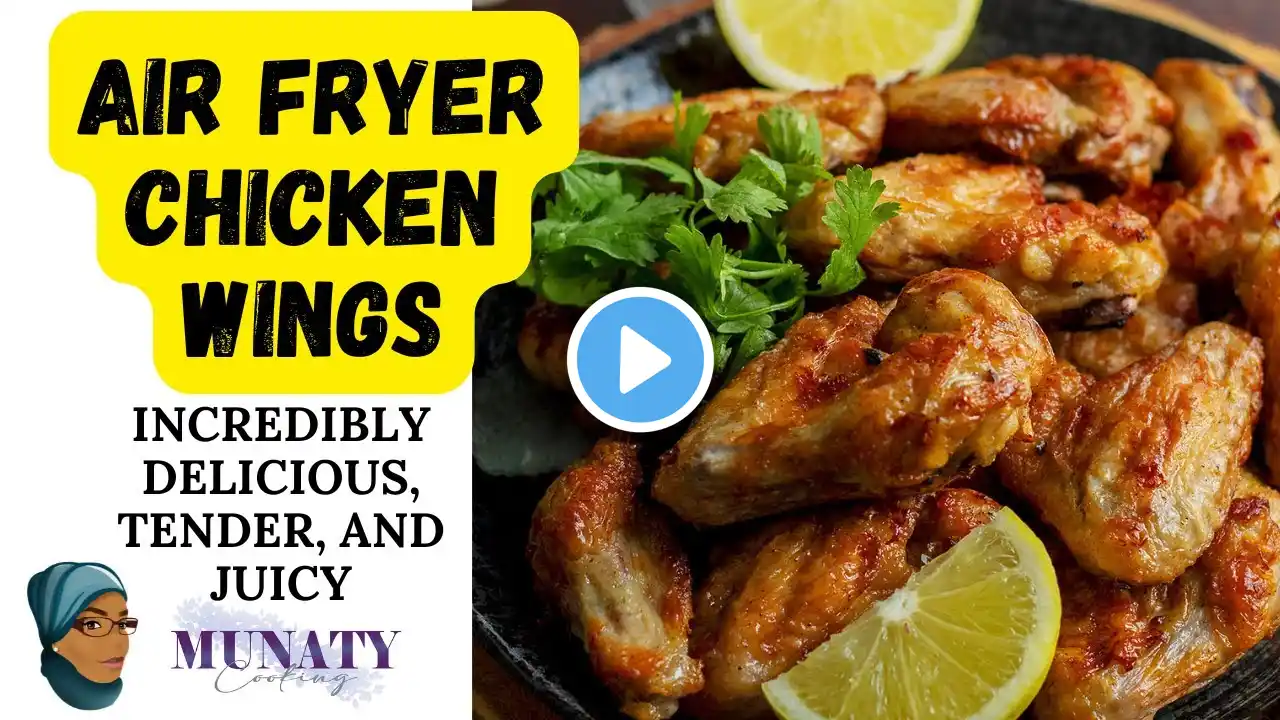 Air Fryer Chicken Wings | Juicy Chicken Wings | Quick Chicken Wings Recipe |