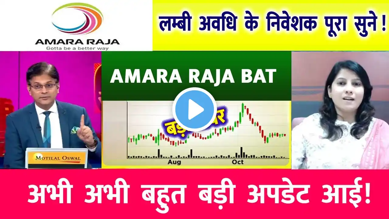 AMARA RAJA BATTERIES SHARE | AMARA RAJA SHARE | AMARA RAJA BATTERIES SHARE LATEST NEWS