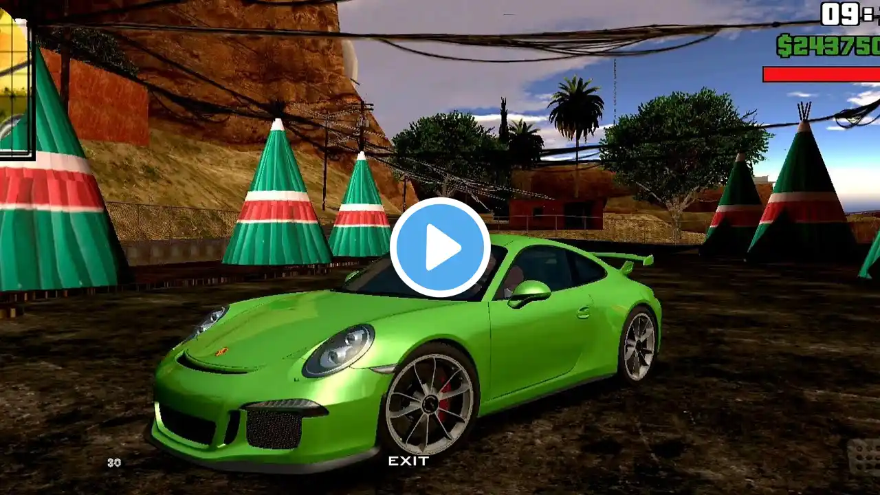 PORSCHE 911 GT3 RS FOR GTA SA MOBILE & PC /DFF TXD/ 2023