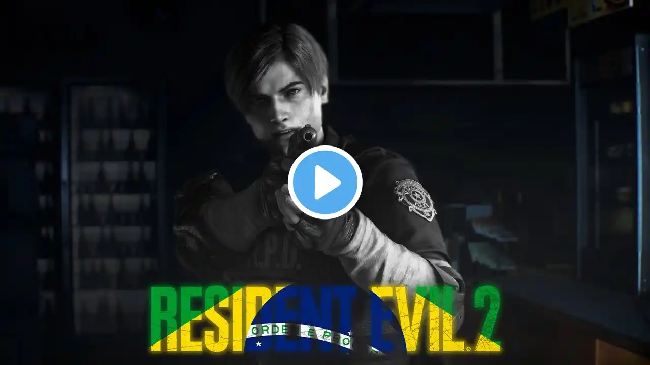 RESIDENT EVIL 2 REMAKE DUBLADO - CAMPANHA DO LEON JOGO COMPLETO no PC (2K)