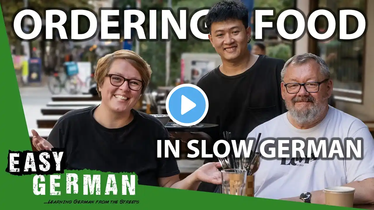 Ordering in a Restaurant in Slow German | Super Easy German 236