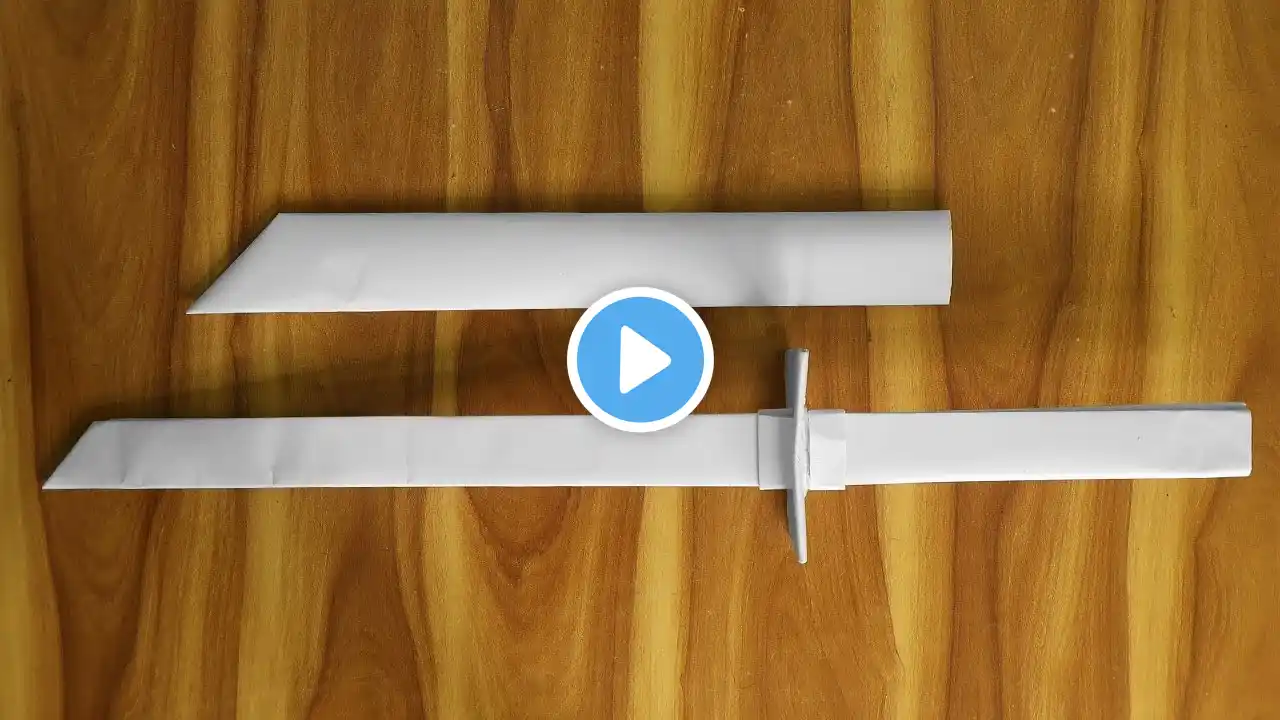 DIY - How to Make a Samurai Sword with a Scabbard from A4 Paper | Origami Tutorial