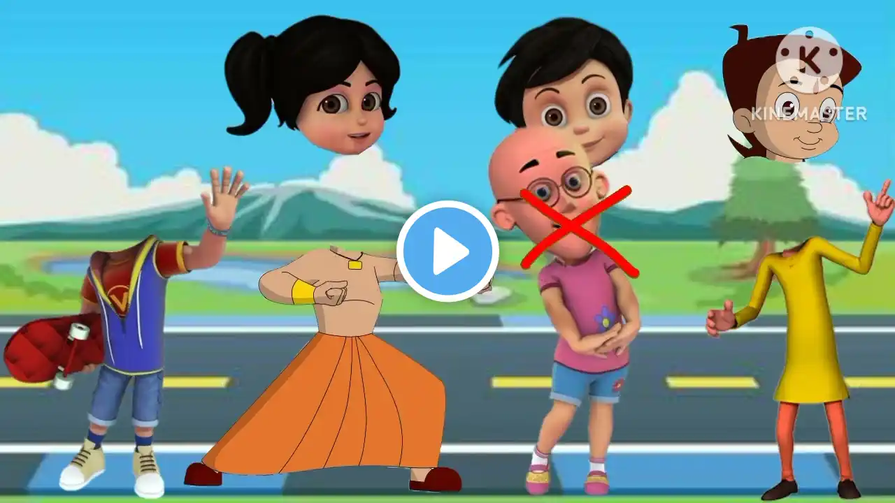 Wrong head puzzle #Shivakacartoon#MotuPatlu#SuperBheem#Rudracartoon#VeerdRobotboy#MotuPatluseason