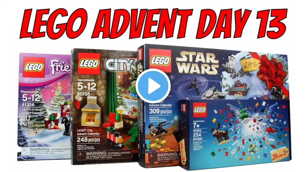 Every 2017 LEGO Advent Calendar Door Opening - Day 13 of 24