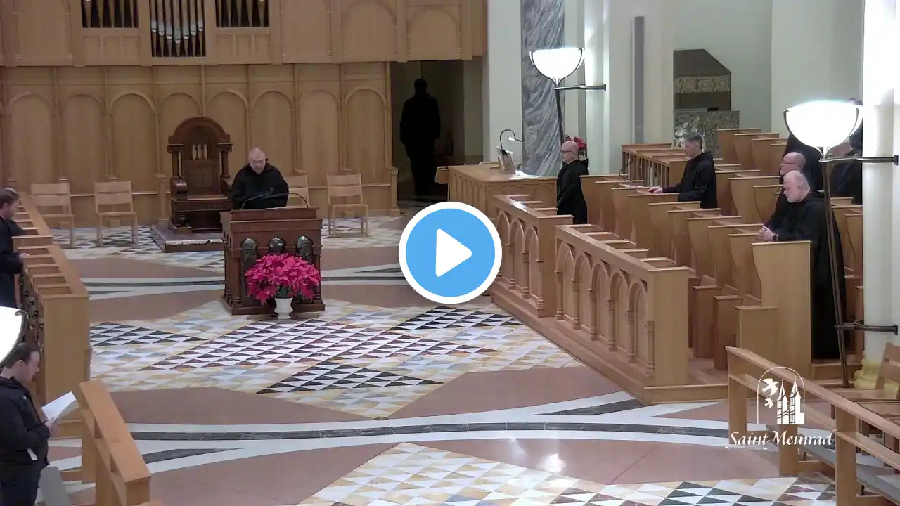 Vespers live at Saint Meinrad