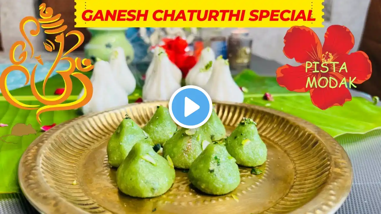 Modak Recipe | Stuffed Modak recipe | Coconut pista Modak | Traditional Steamed Modak | Easy modak |