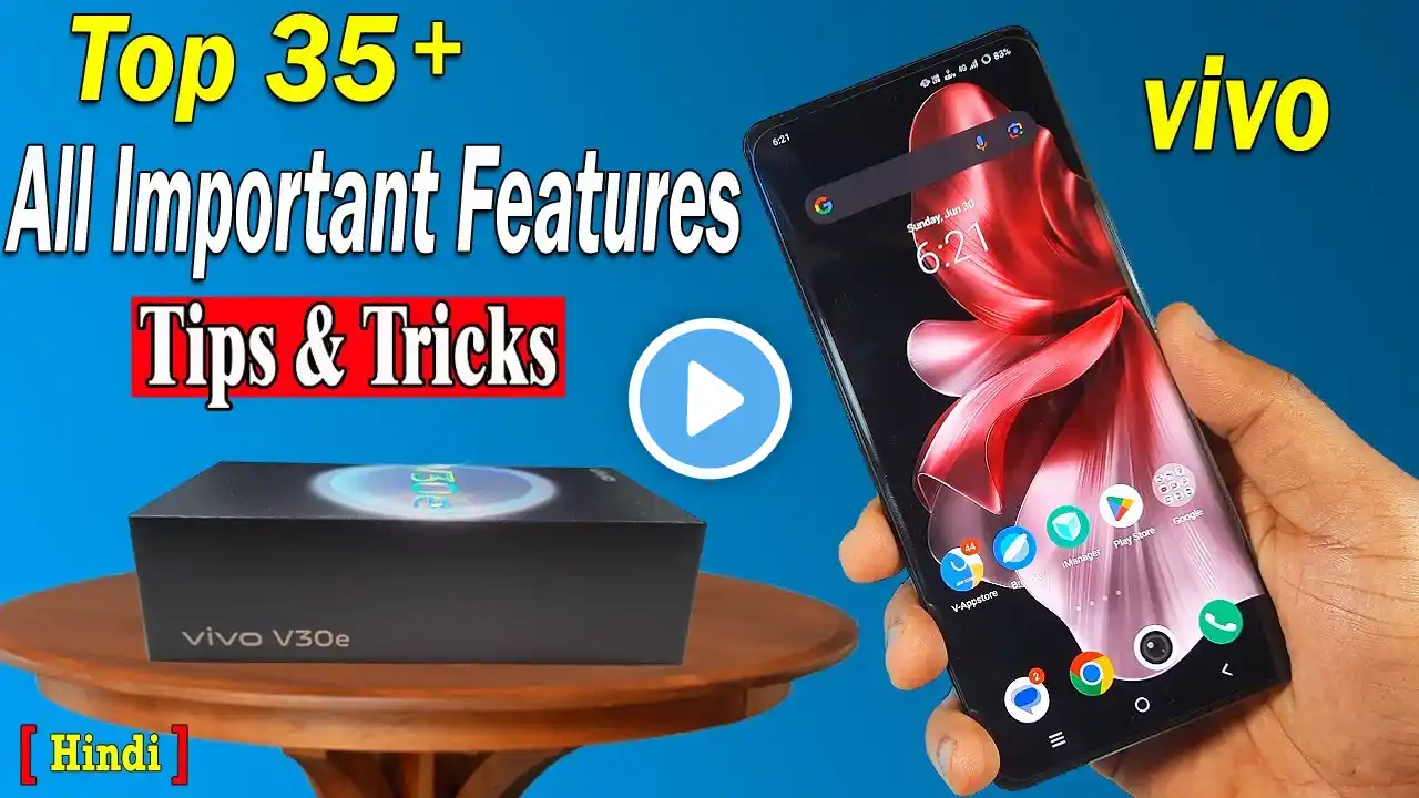 Vivo V30e 5G all Important Tips and Tricks & Hidden Features | Vivo V30e 5G Mobile Features