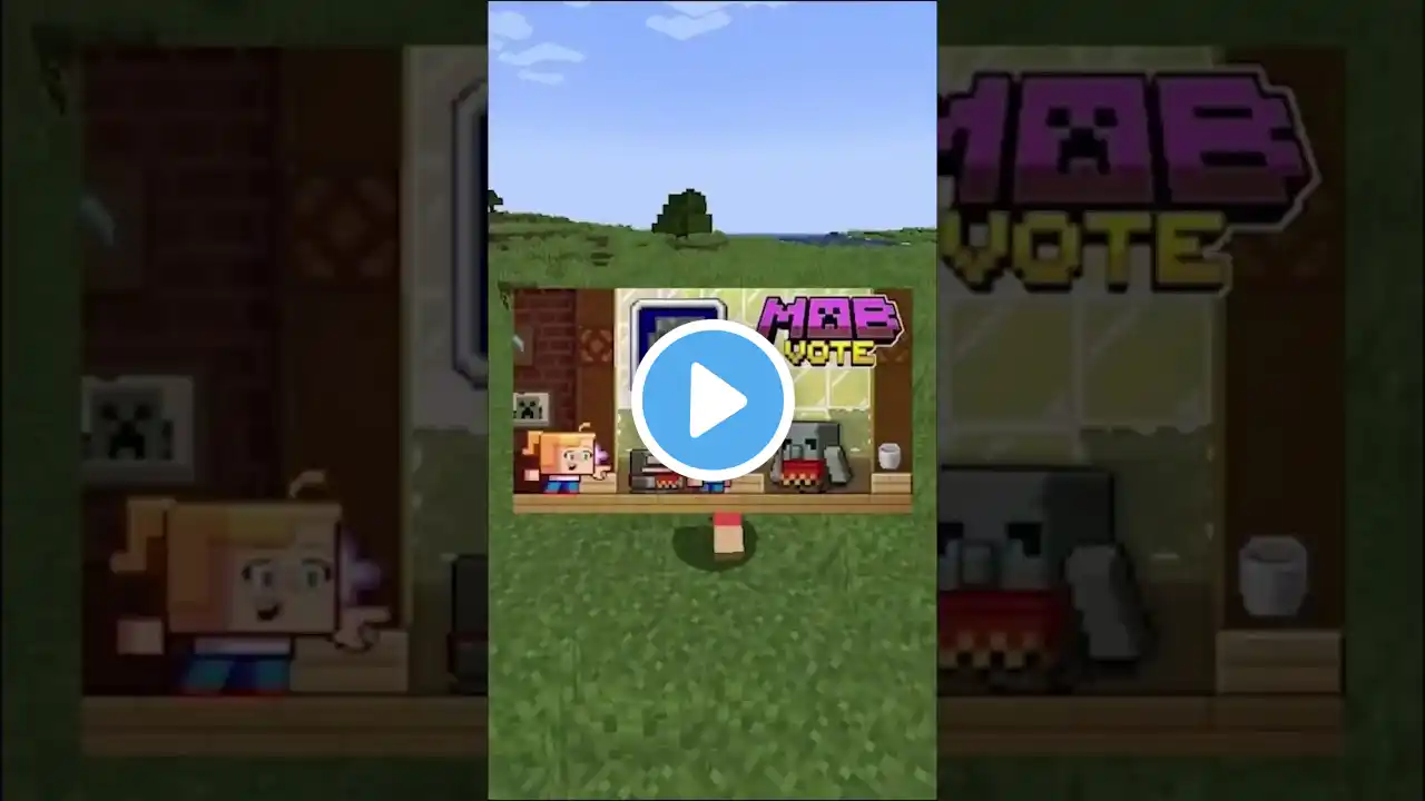 MOB VOTE 2022 REVEALED!!! #minecraft #shorts #viral