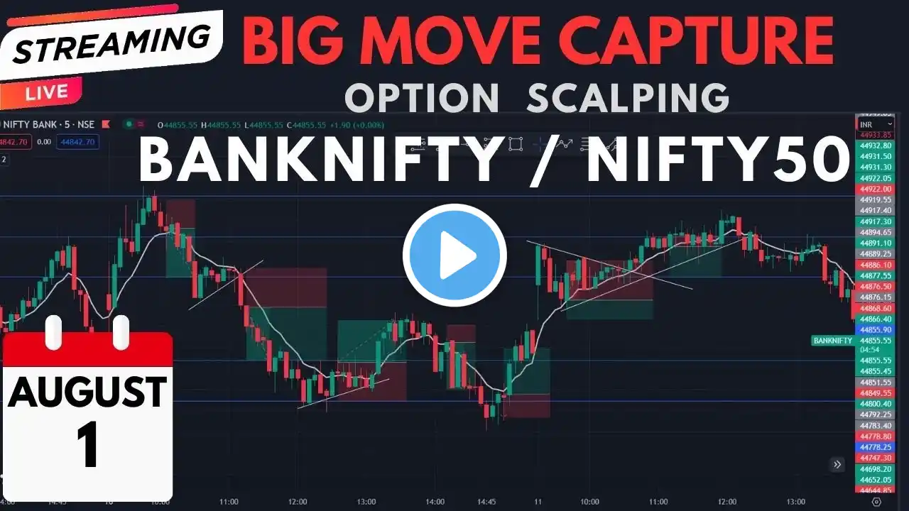 LIVE SCALPING TRADING. 1 AUGUST  23 . NIFTY50 / BANKNIFTY #banknifty #nifty50 #livetrading #trade