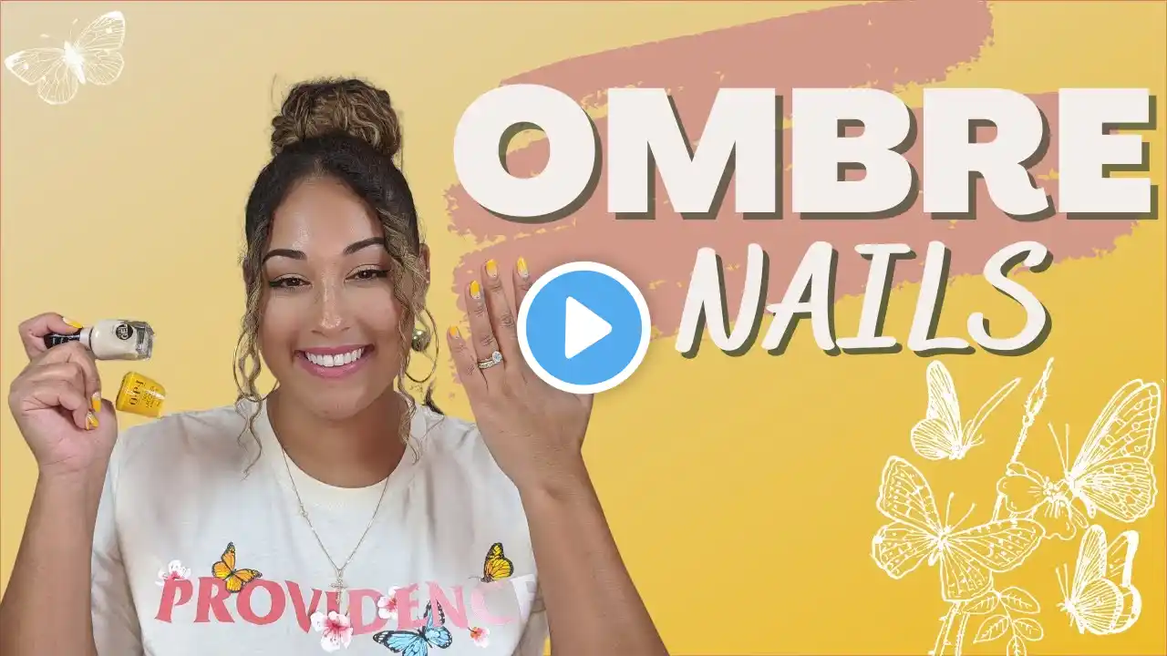 DIY OMBRÉ NAILS WITH REGULAR POLISH !!