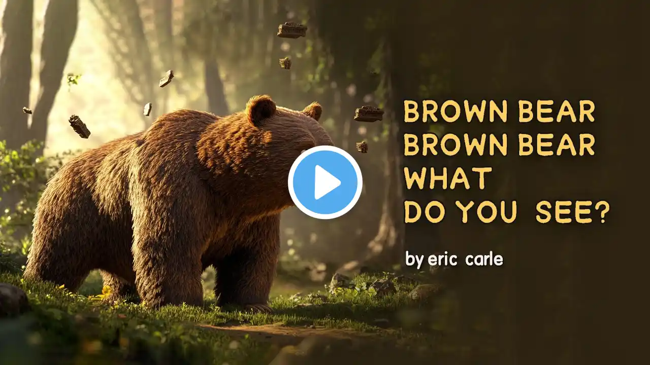 Brown Bear Brown Bear What Do You See | Eric Carle Animated Read-Aloud with Music 🎶"