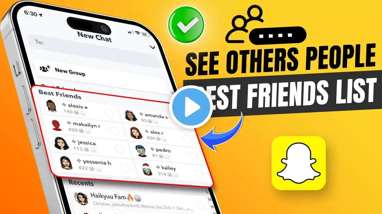 How to See Other People's Best Friends List on Snapchat | See Others Snapchat Best Friends