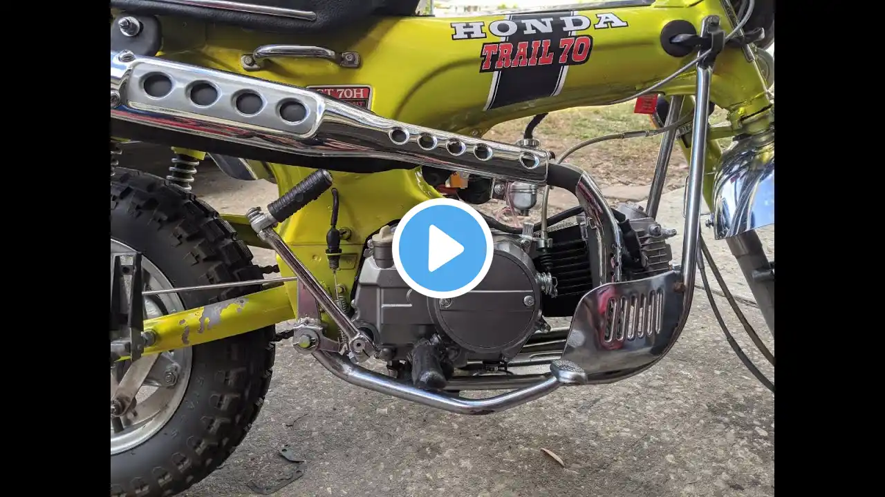 125cc 12v Lifan Engine Swap - Honda CT70 Dax Mini Trail Motorcycle Minibike - Video 5 of 5 (FINAL)