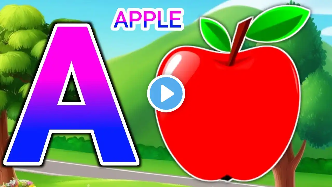 Phonics Song 2 with TWO Words in 3D-A For Airplane - ABC Alphabet Songs with Sounds for Children