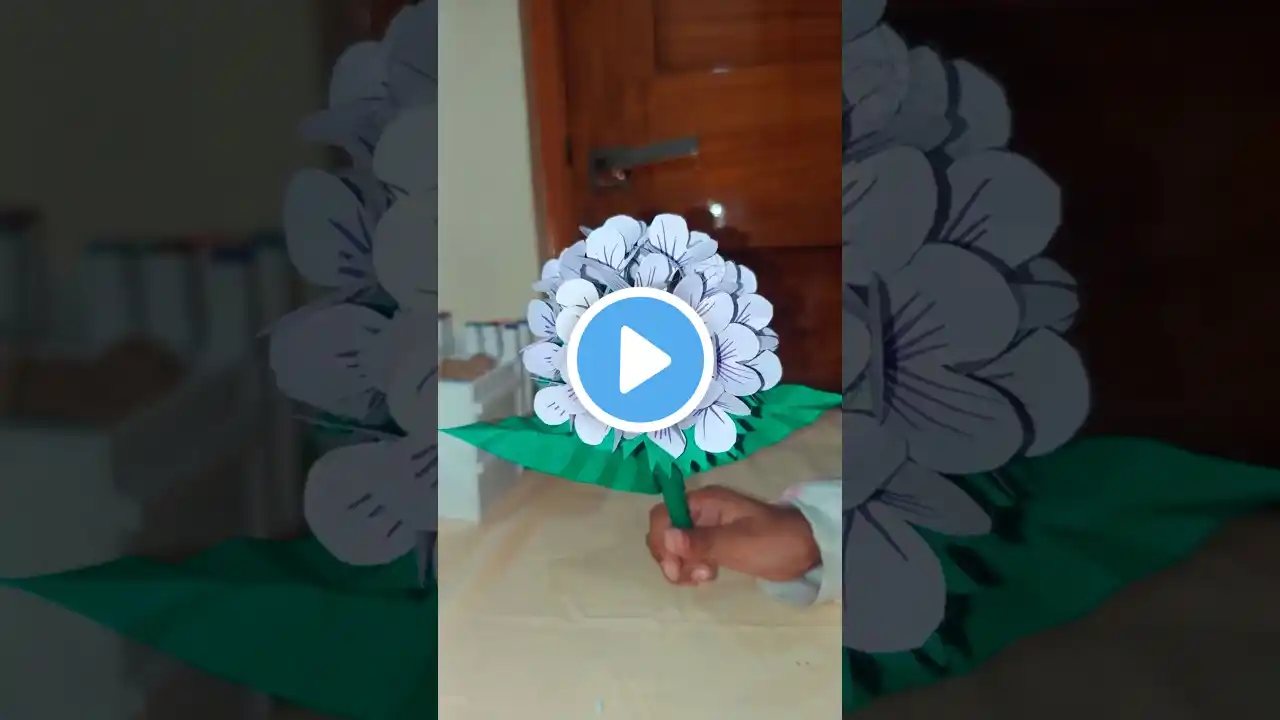 💜beautiful flower🪻🪻 #diy#craft#shortsviral #shorts