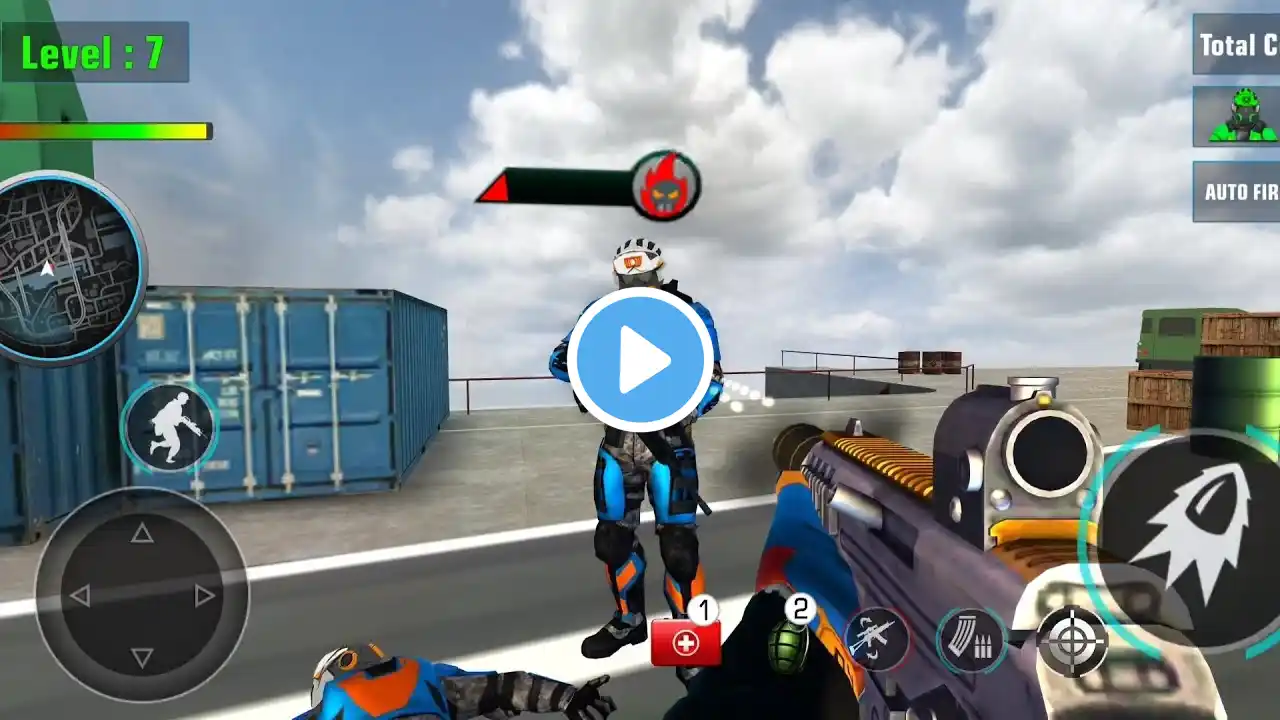 Fps Robot Shooting : Gun Games Android Gameplay #3