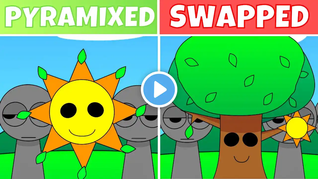 Incredibox Sprunki - Pyramixed New Swapped | Normal vs Horror