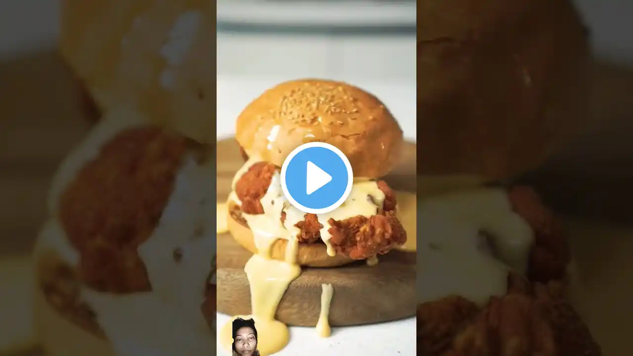 Cheese Chicken Sandwich Asmr #cooking #shorts #food #sandwich