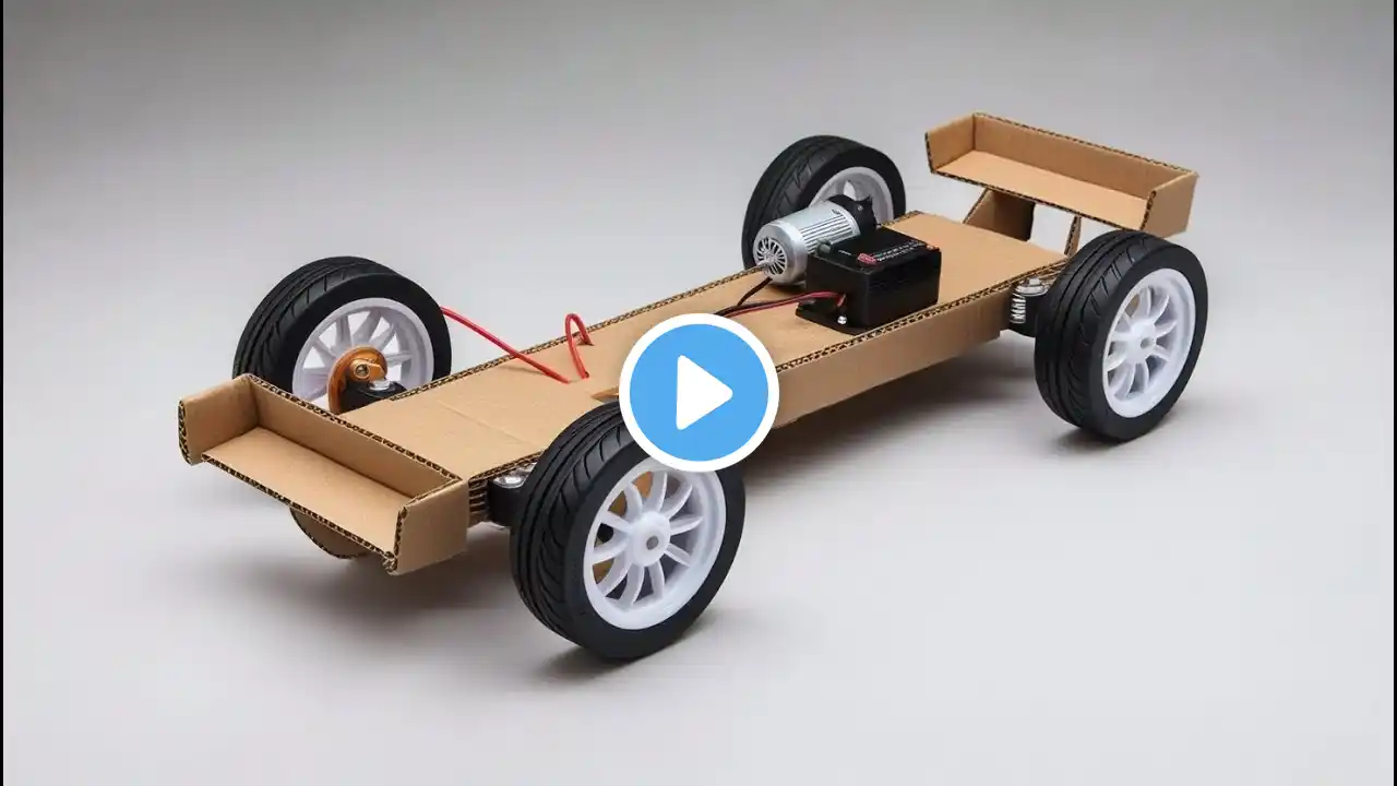 How to make a cardboard car without pulley | DIY MINI