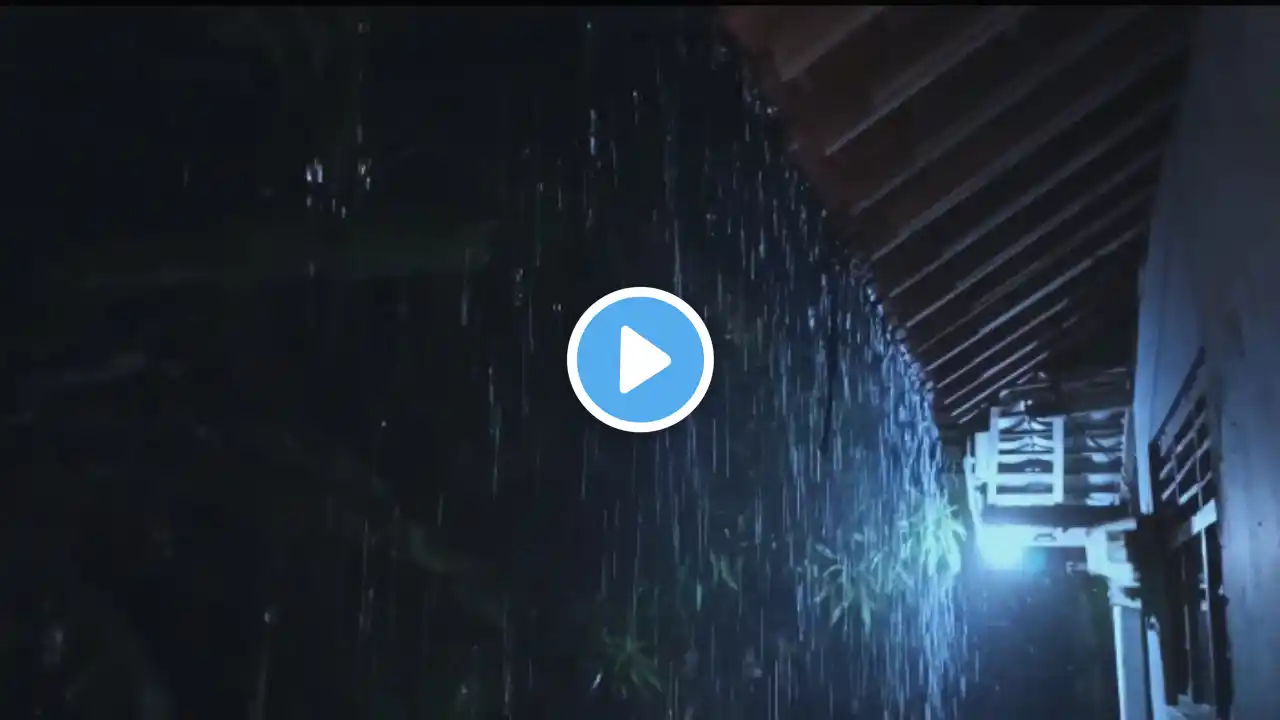 Best Rain Sound for Sleep - 99% Fall Asleep With Rain and Thunder Sound at Night | For Insomnia