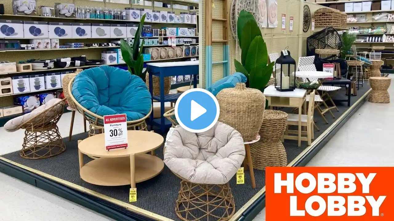 HOBBY LOBBY SHOP WITH ME FURNITURE CHAIRS SPRING EASTER DECOR KITCHENWARE SHOPPING STORE WALKTHROUGH