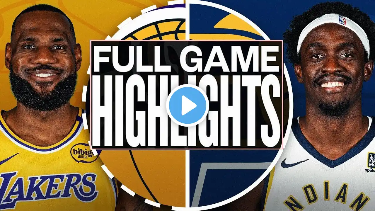 Los Angeles Lakers VS Indiana Pacers Full Game Highlights Mar 20,2025 NBA Season 2024-25