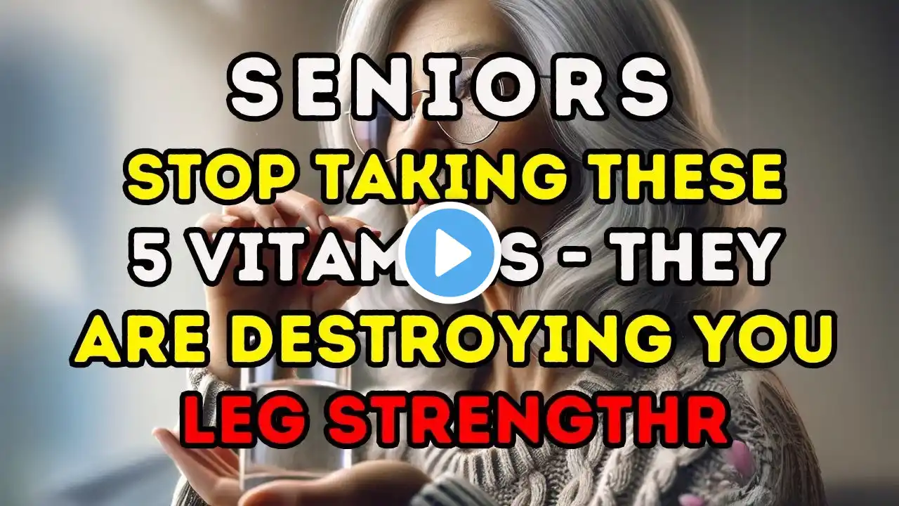 Seniors, STOP taking these 5 VITAMINS – They are DESTROYING your LEG STRENGTH