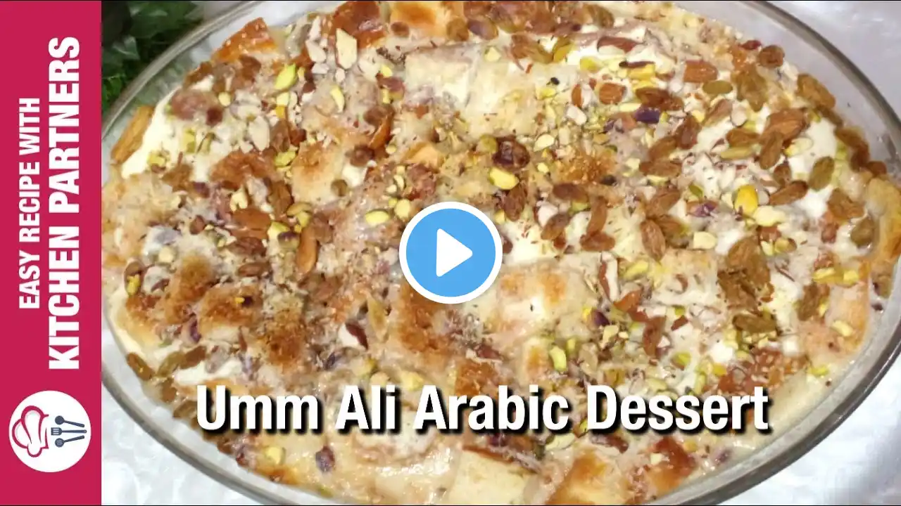 Umm Ali ( Arabian Sweet Dish ) - Delicious Dessert Recipe - Easy Recipe With Kitchen Partners