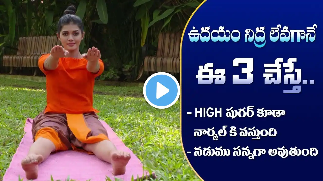 Diabetes Exercise | Improves Insulin Resistance | Burn Excess Fat | Yoga with Dr.Tejaswini Manogna