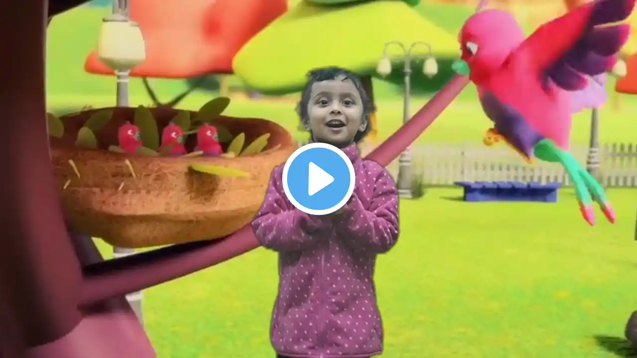 Chidiya Rani Badi Sayani चिड़िया रानी - Hindi Rhymes for Kids | Fun For Kids چڑیا رانی بڑی سیانی