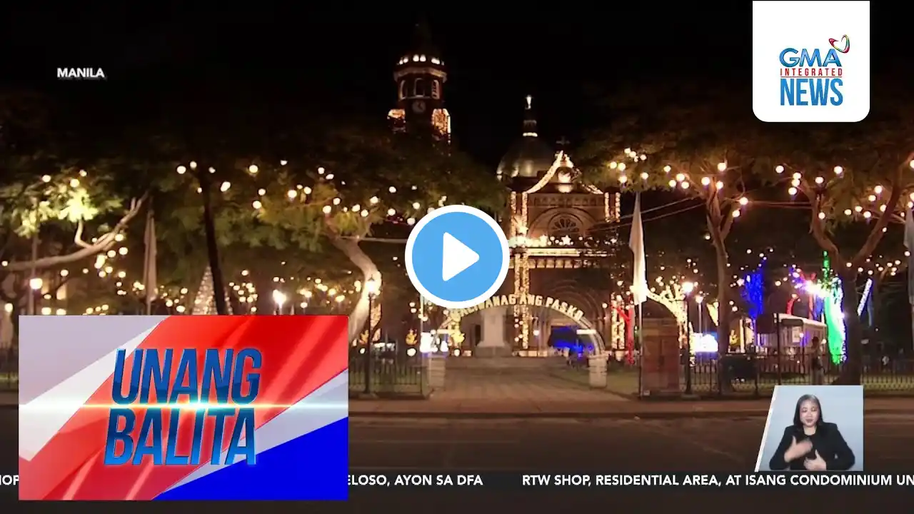 Manila Cathedral, dinagsa sa unang araw ng Simbang Gabi | Unang Balita