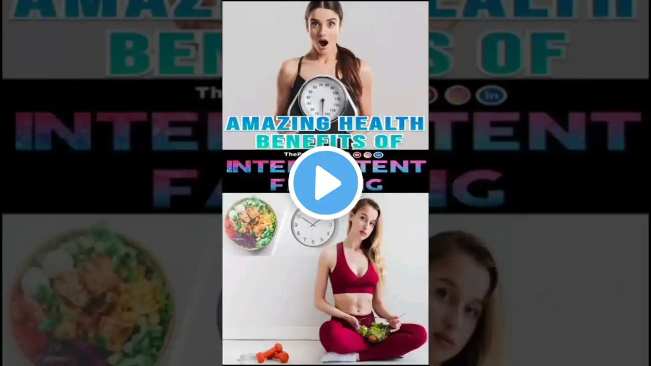 amazing Health Benefits of intermittent fasting | #intermittentfasting | #thepairafitness | #shorts