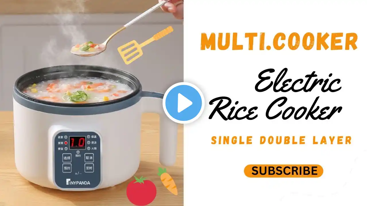 Multi Cooker Electric Rice Cooker Single Double Layer #aliexpress