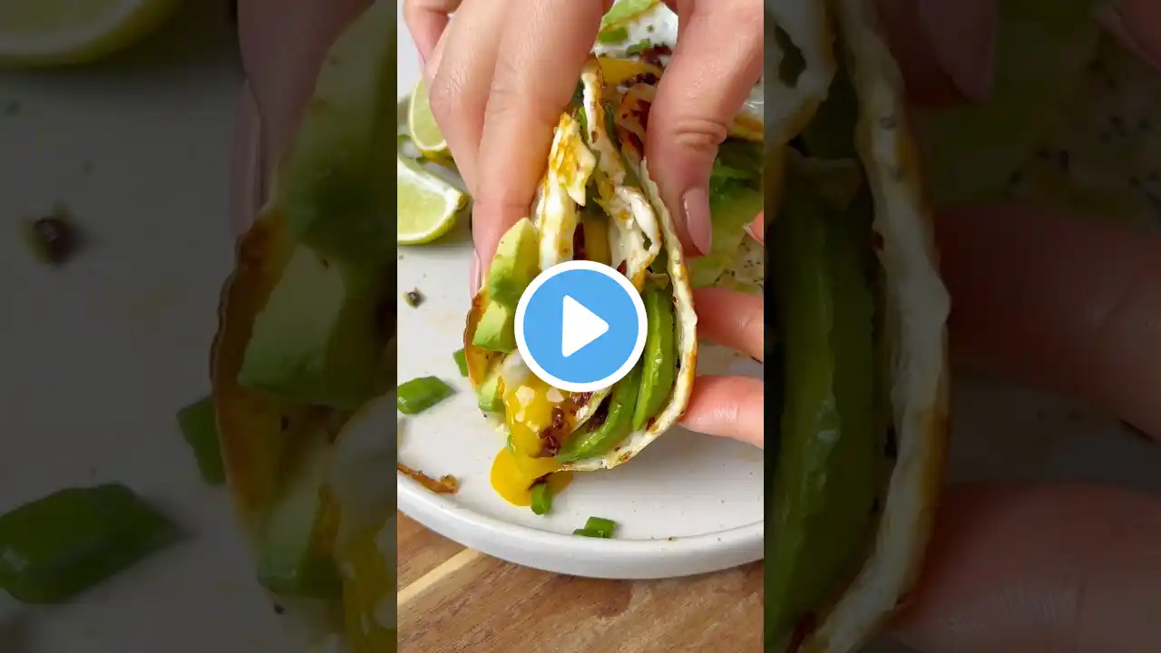 Cottage Cheese Breakfast Tacos (high protein post workout meal)