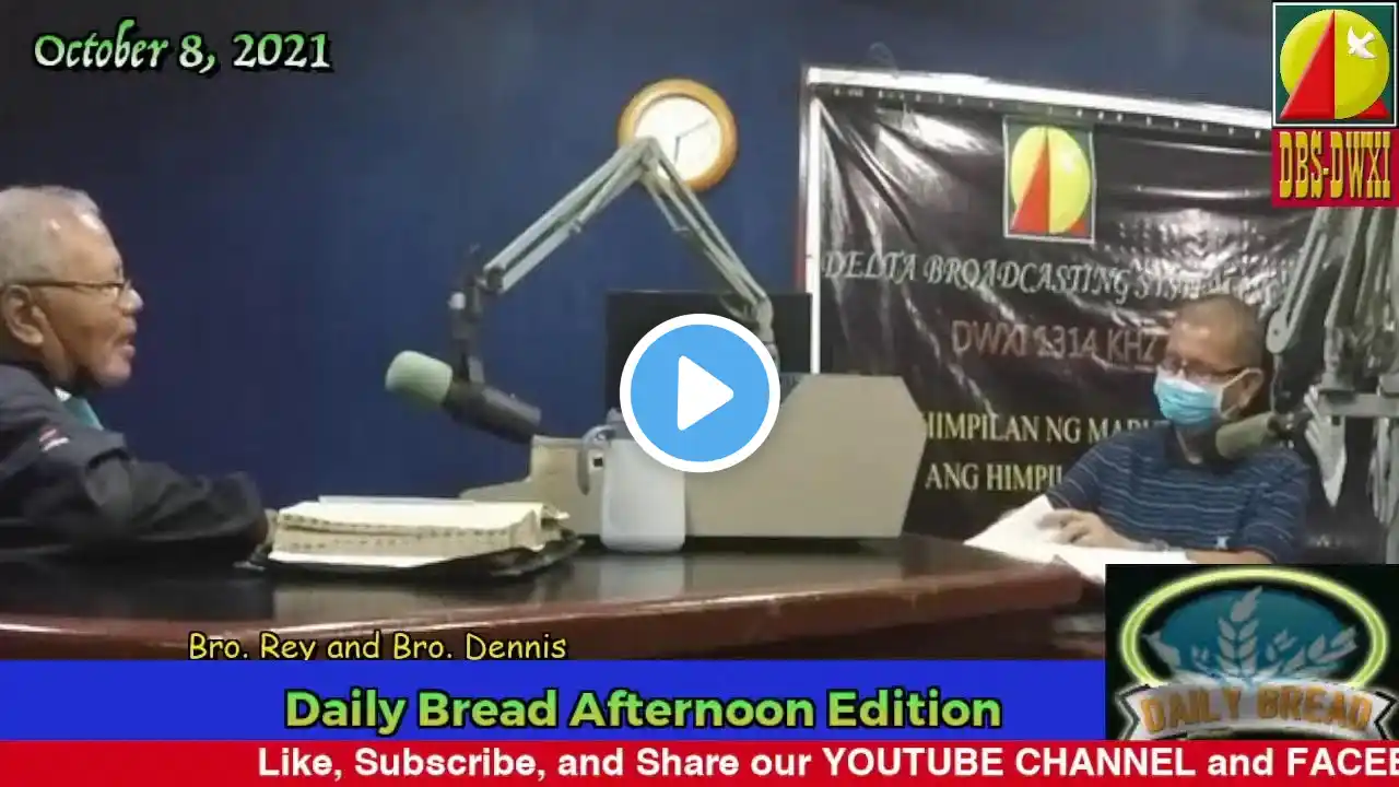 DWXI 1314 AM Livestream (Friday - October 8, 2021) #dailybreadafternoonedition