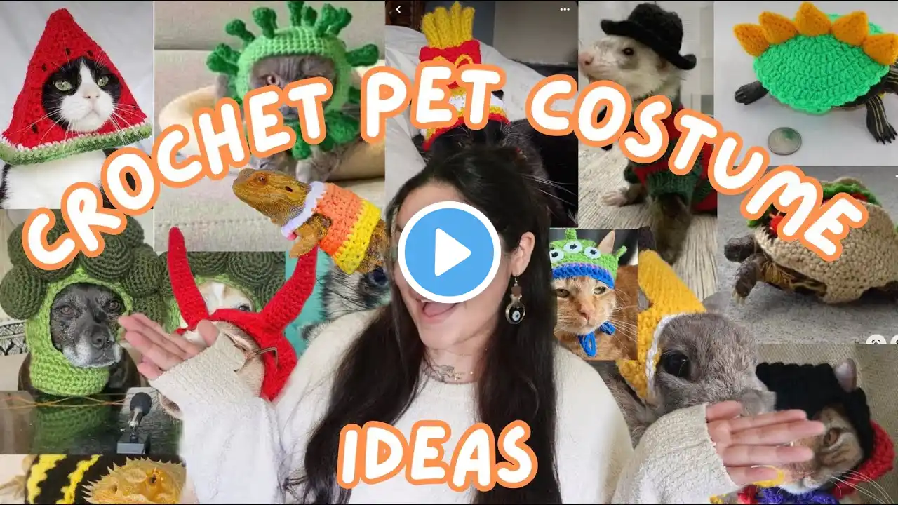 50+ crochet costume ideas for your PET with patterns (beginner friendly)