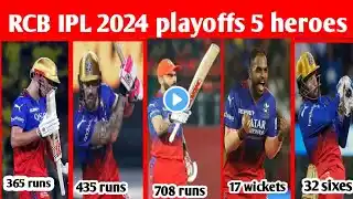 RCB IPL 2024 playoffs 5 heroes today | Rcb Vs RR playing 11 knockout match