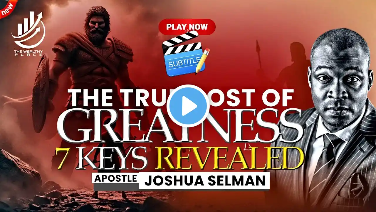 SUCCESS HAS A PRICE‼️ 7 POWERFUL SECRETS TO GREATNESS REVEALED – APOSTLE JOSHUA SELMAN