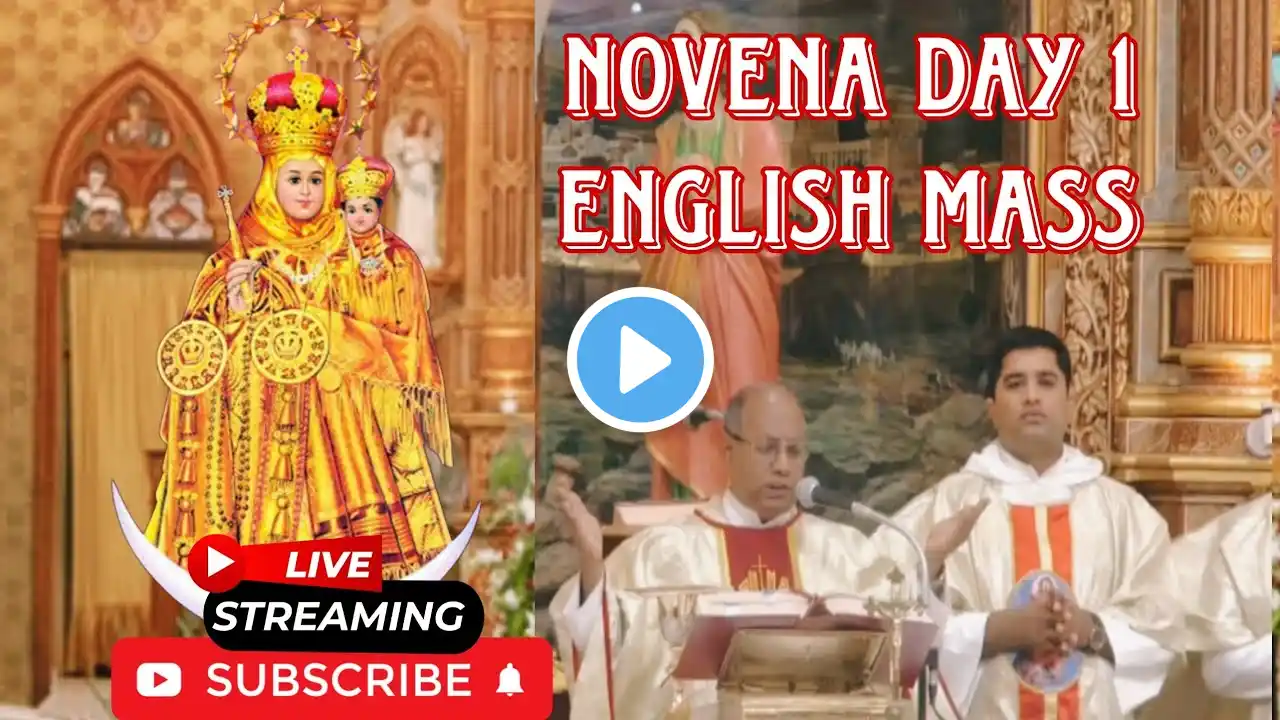 Novena Day 1 | English Mass | Vailankanni Shrine Basilica | 30th August 2023 | #tfrcctv