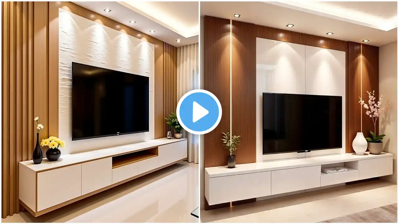 +100 Modern Living Room TV Unit Designs & TV Wall Decorations 2025 | TV Wall Cabinets & Home Ideas