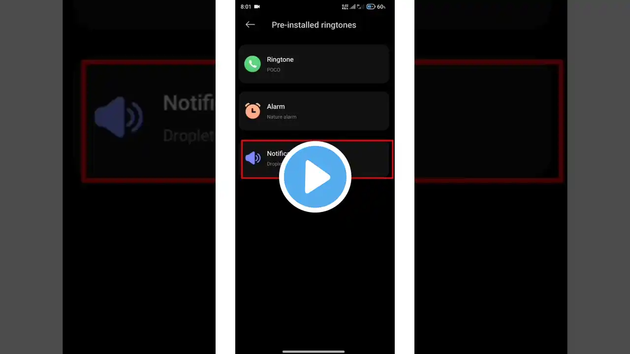 How to change notifications sound in Redmi Poco Phone | Notification sound change #shortsviral