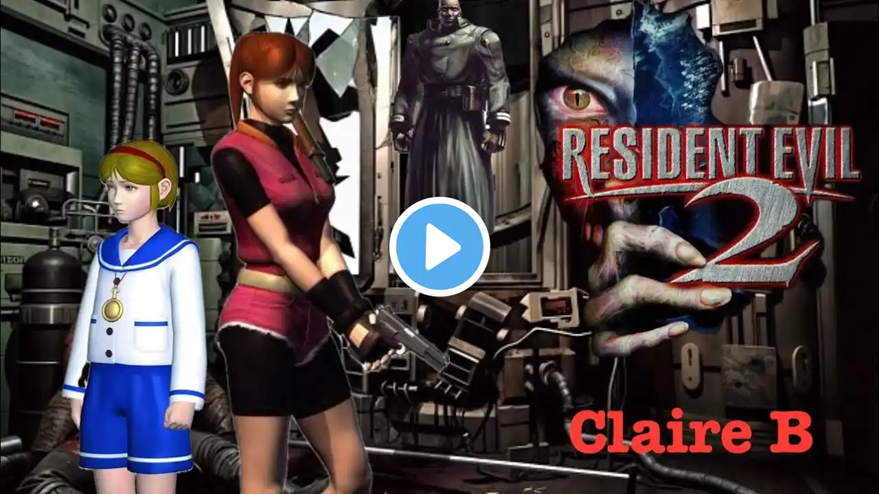 Resident Evil 2 | Hard Mode | RE Enhance v1.1 HD backgrounds | Arranged Soundtrack | Claire B