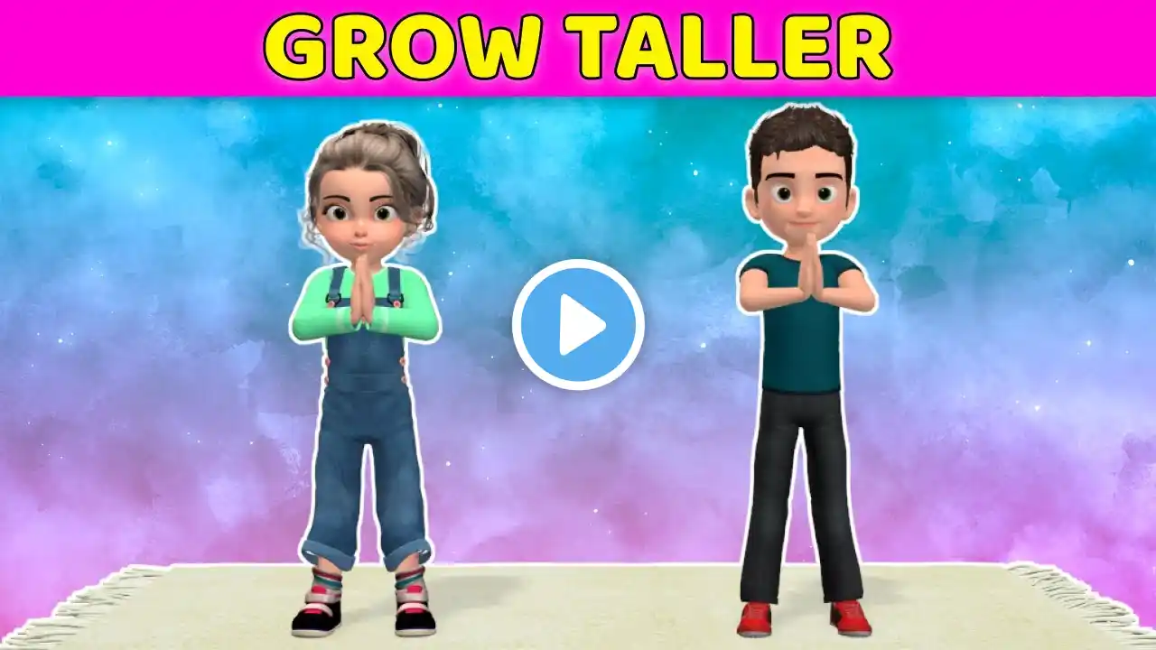 DAILY EXERCISES TO GROW TALLER - KIDS WORKOUT